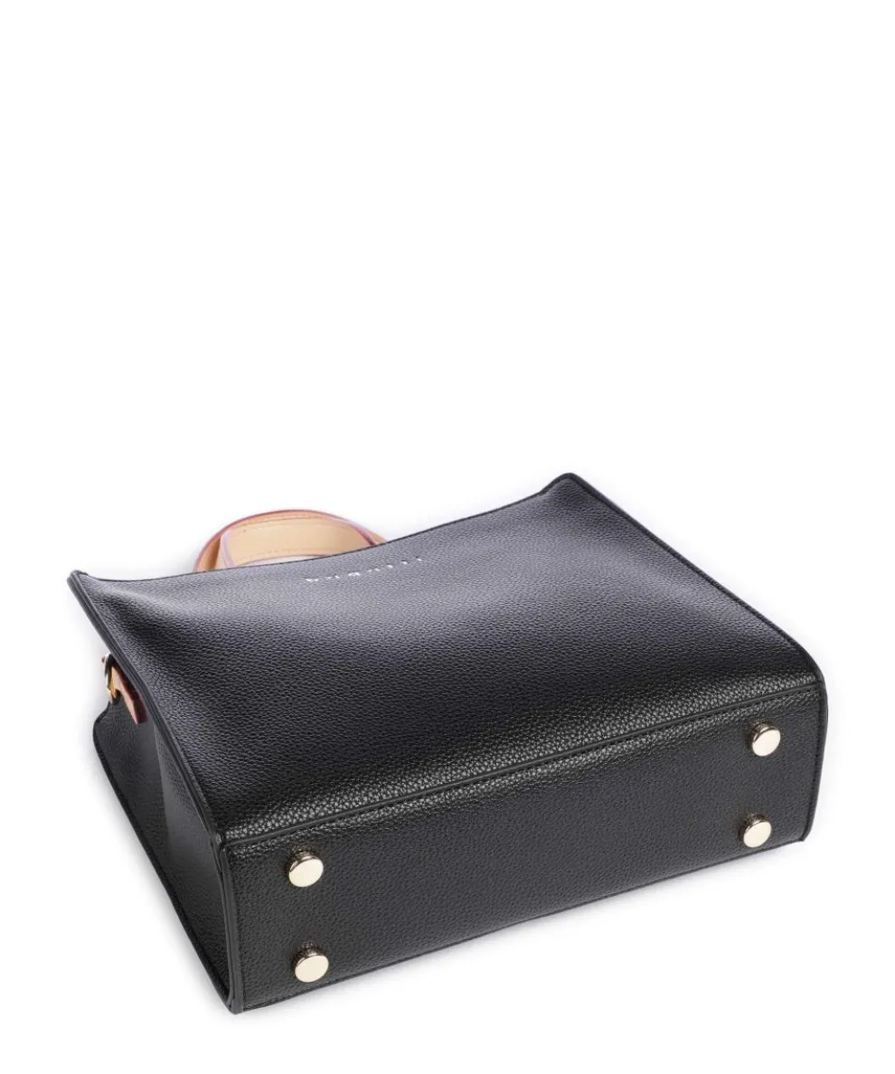 Ella Handtasche Lederimitat schwarz