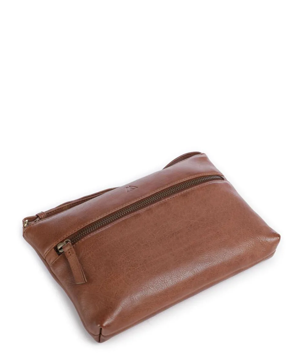 Jolie Umhängetasche fein genarbtes Rindsleder braun