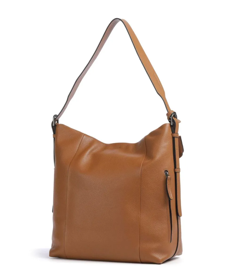 Philocalists Affinity Shopper genarbtes Rindsleder braun