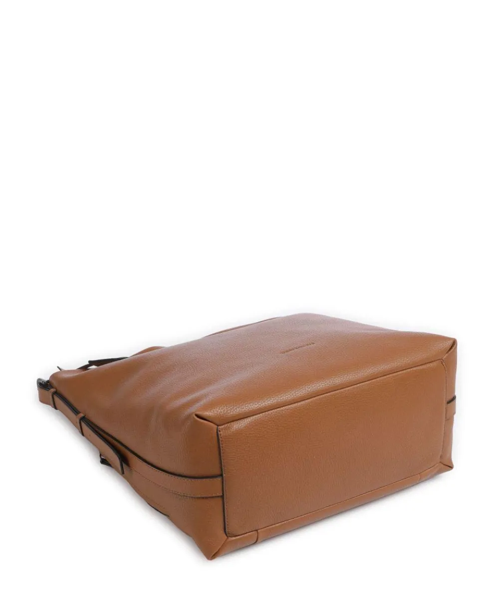 Philocalists Affinity Shopper genarbtes Rindsleder braun