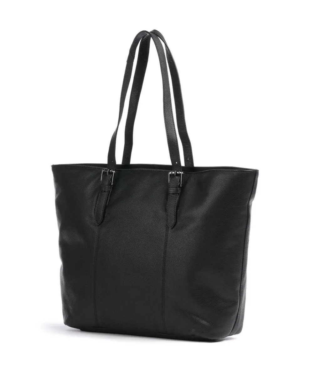 Bella Shopper 15″ Rindsleder schwarz