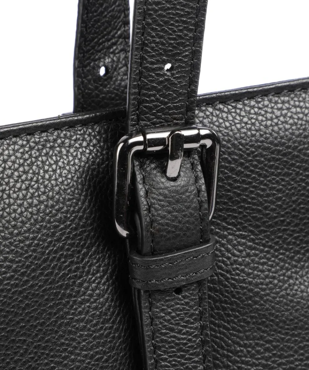 Bella Shopper 15″ Rindsleder schwarz