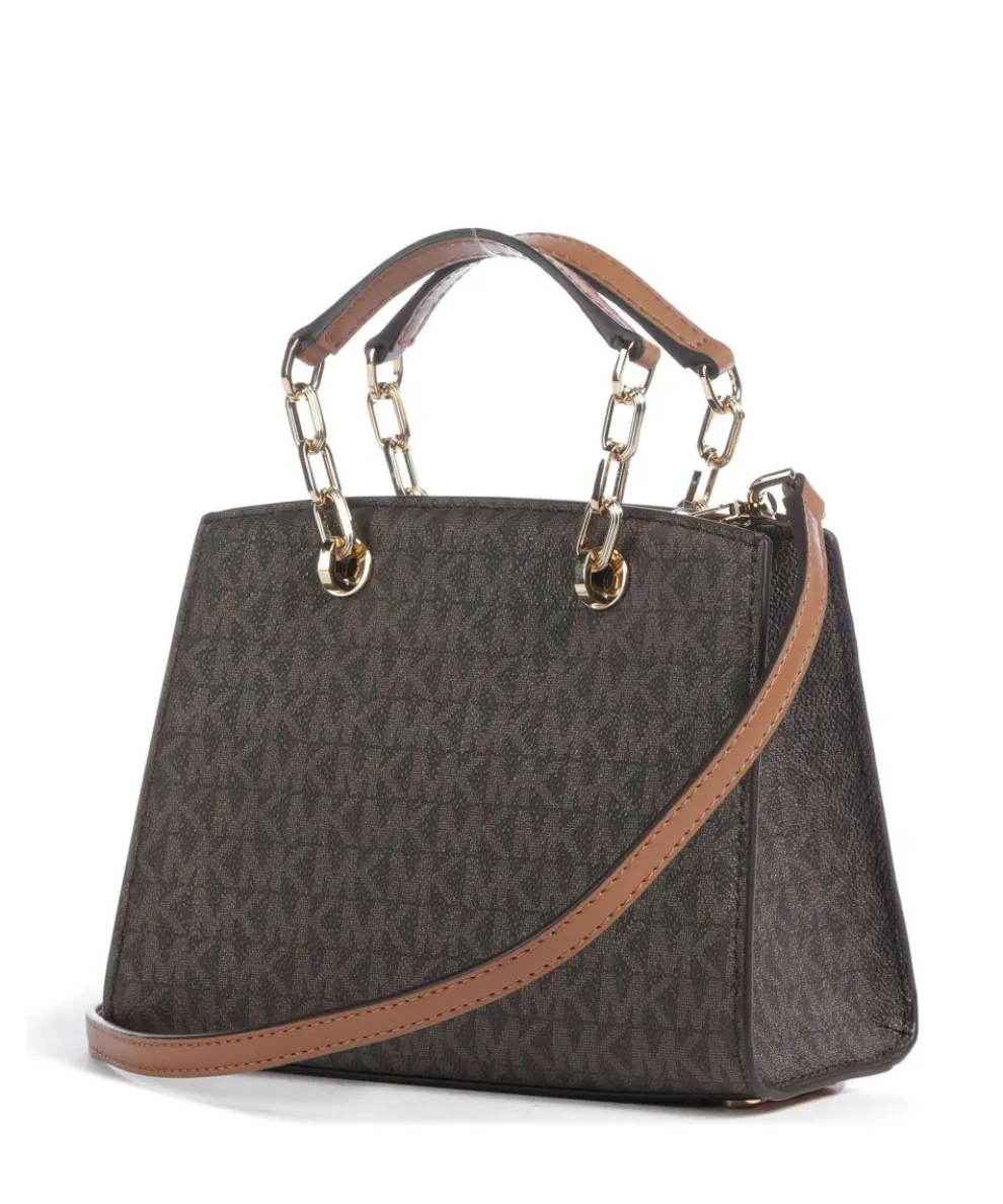 Cynthia Umhängetasche Canvas dunkelbraun