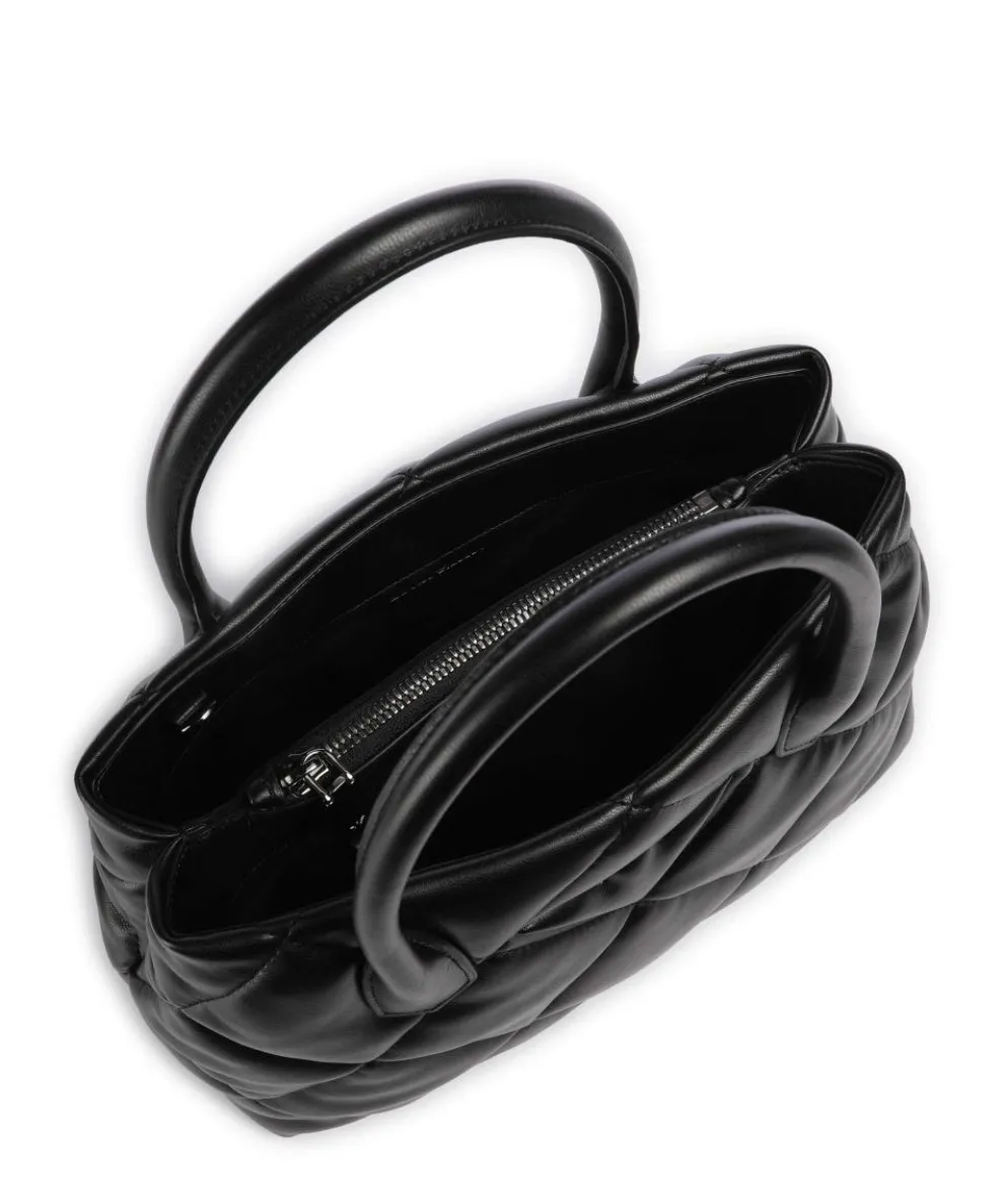 Juliet Handtasche Lederimitat schwarz