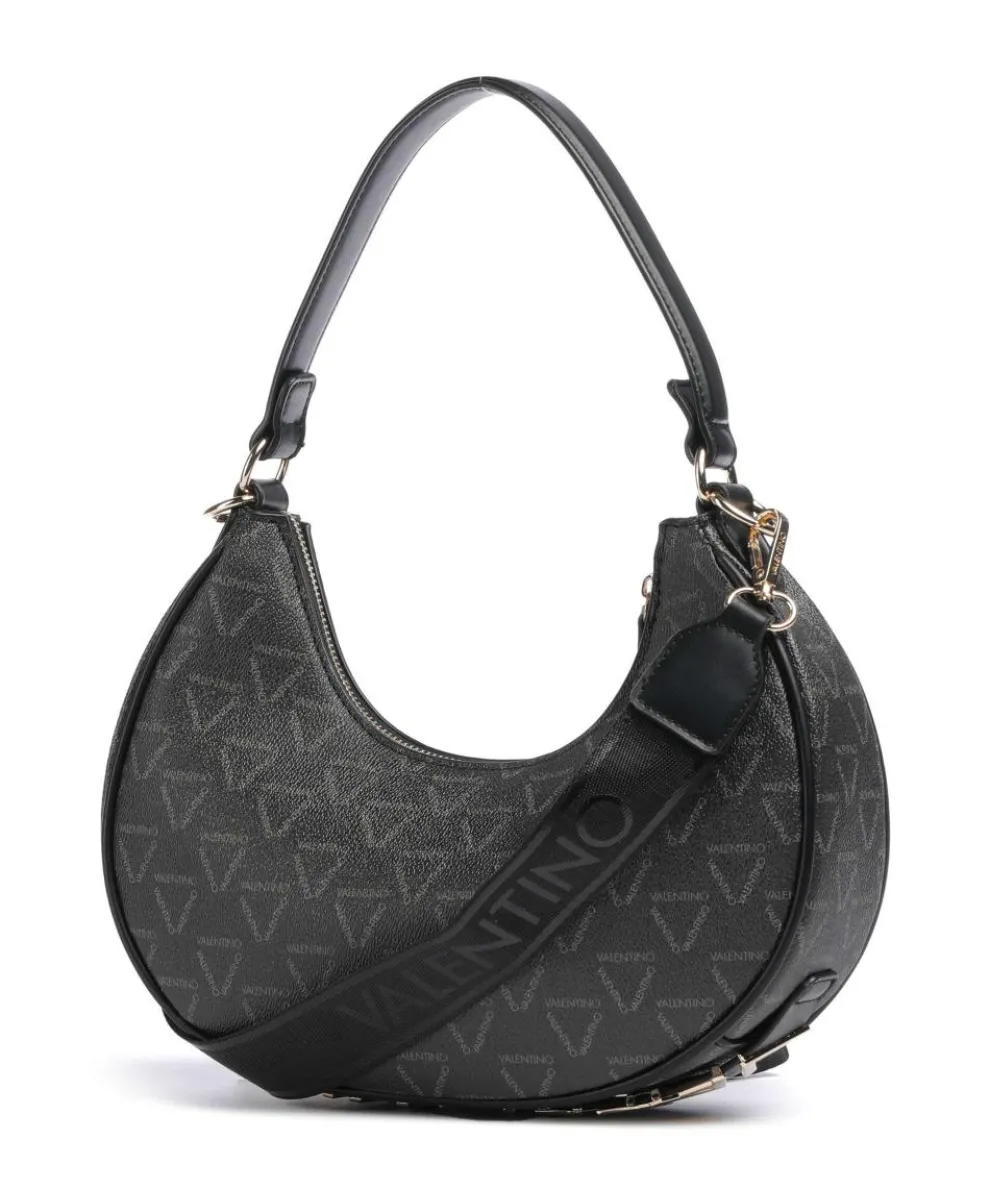 Shelby Schultertasche Lederimitat schwarz