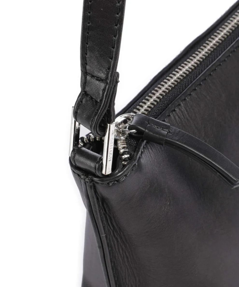 Olga Umhängetasche Rindsleder schwarz