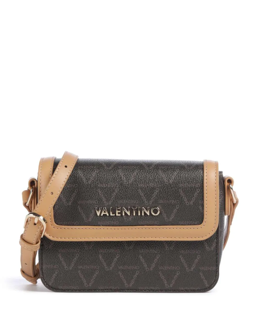 Lady Re Umhängetasche Lederimitat dunkelbraun