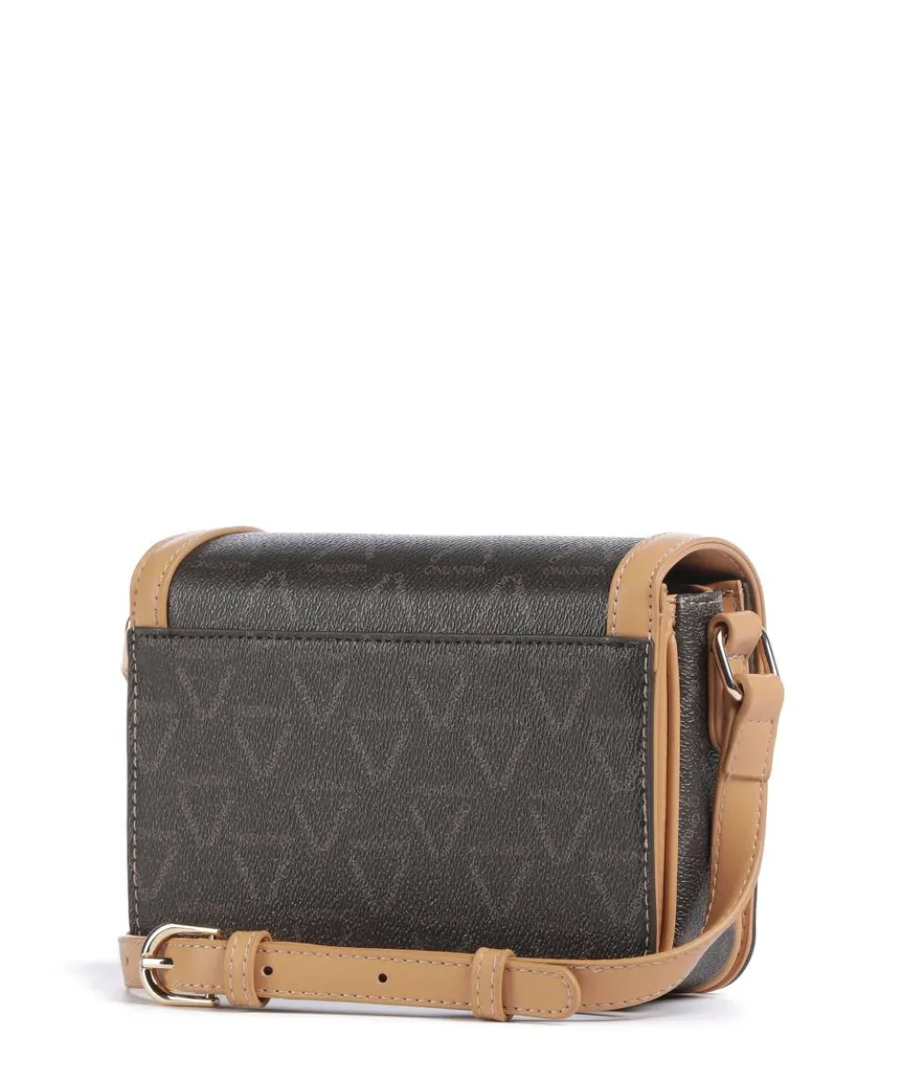 Lady Re Umhängetasche Lederimitat dunkelbraun