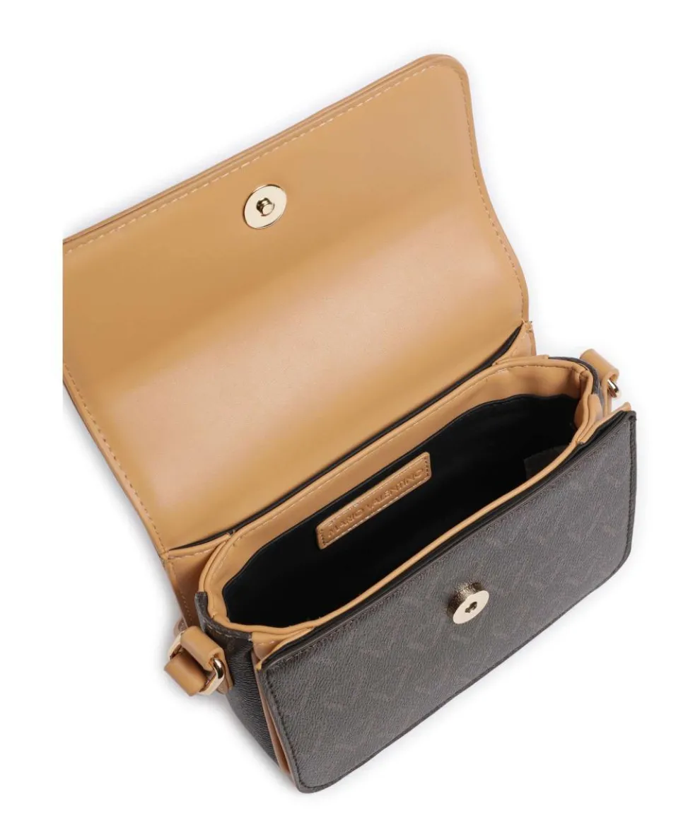 Lady Re Umhängetasche Lederimitat dunkelbraun