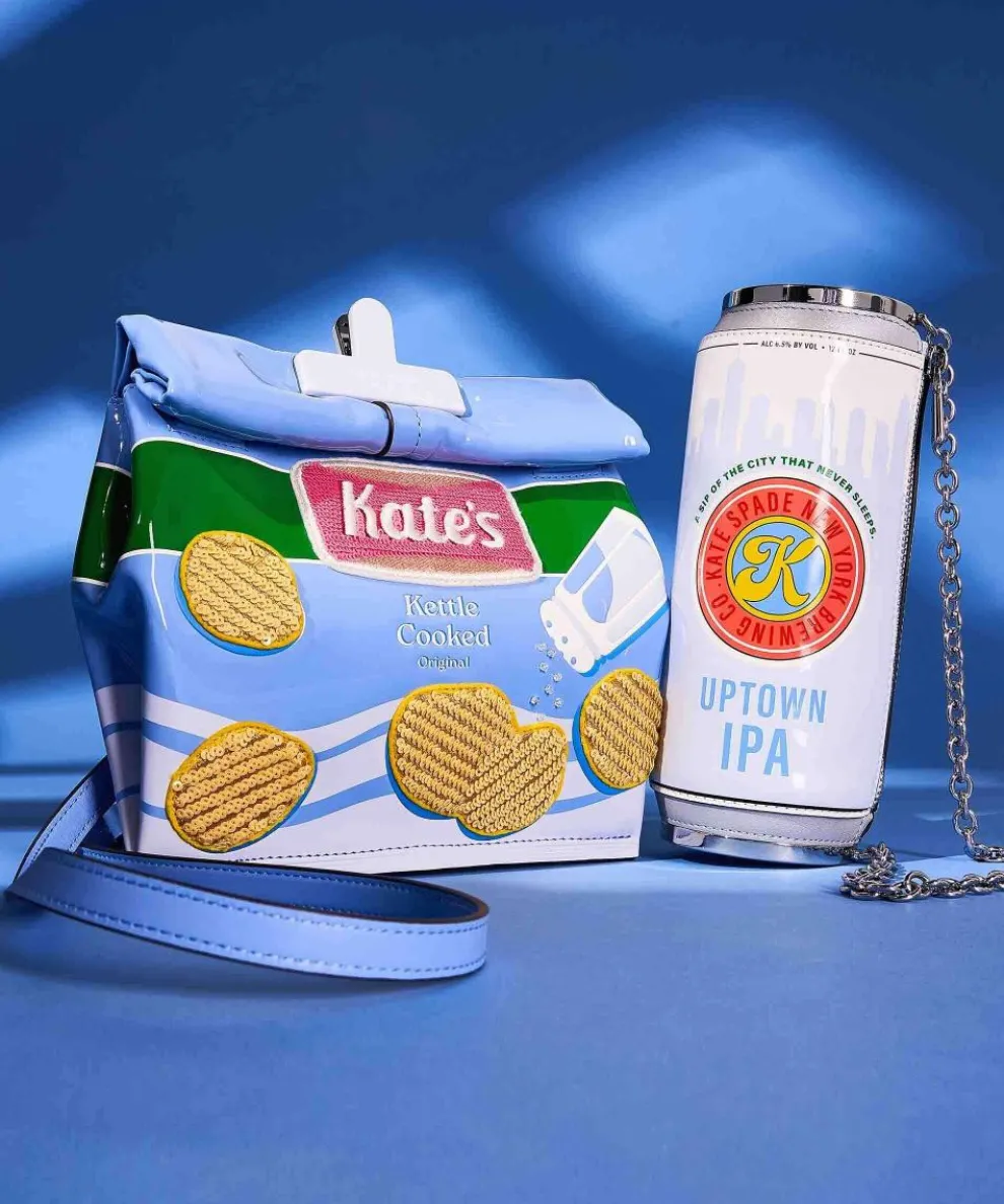 Snack Time Schultertasche Polyurethane hellblau