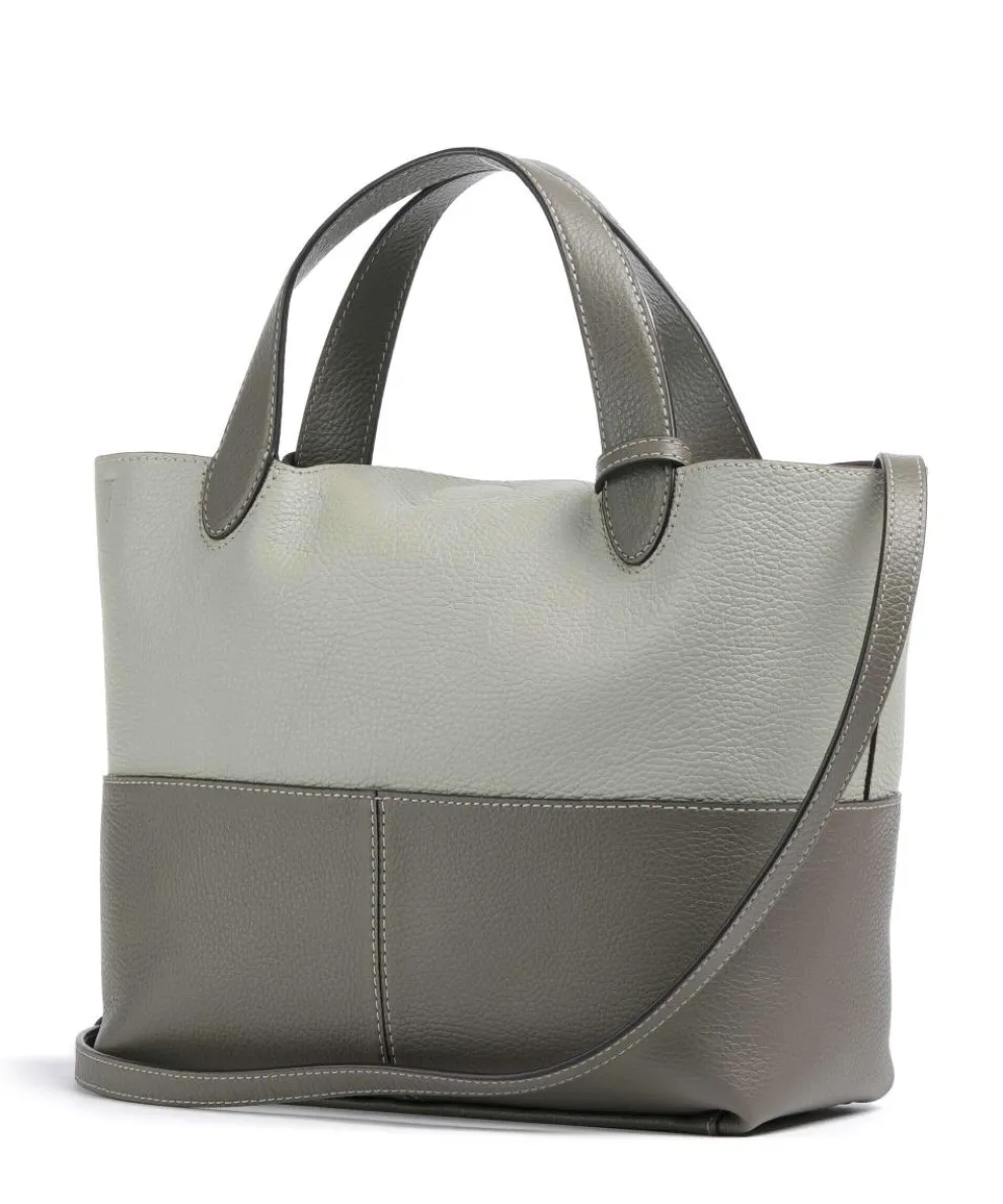 Primrose M Handtasche genarbtes Leder olivgrün