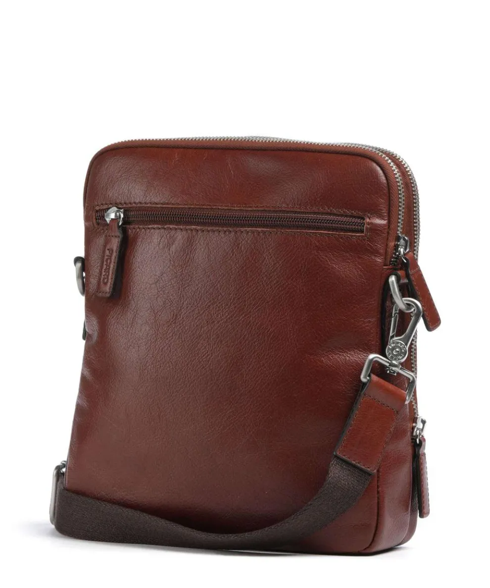 Buddy Umhängetasche Büffelleder cognac