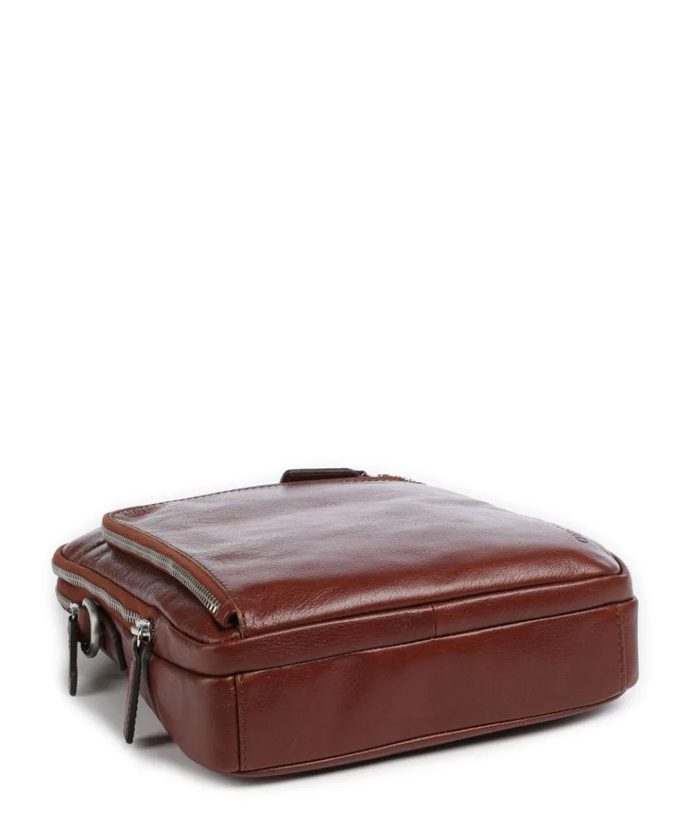 Buddy Umhängetasche Büffelleder cognac