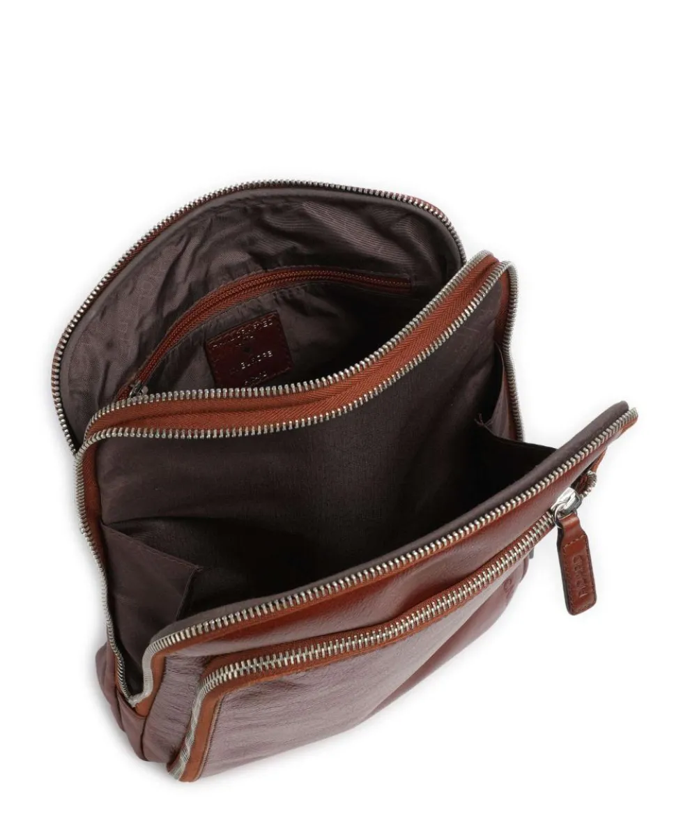 Buddy Umhängetasche Büffelleder cognac