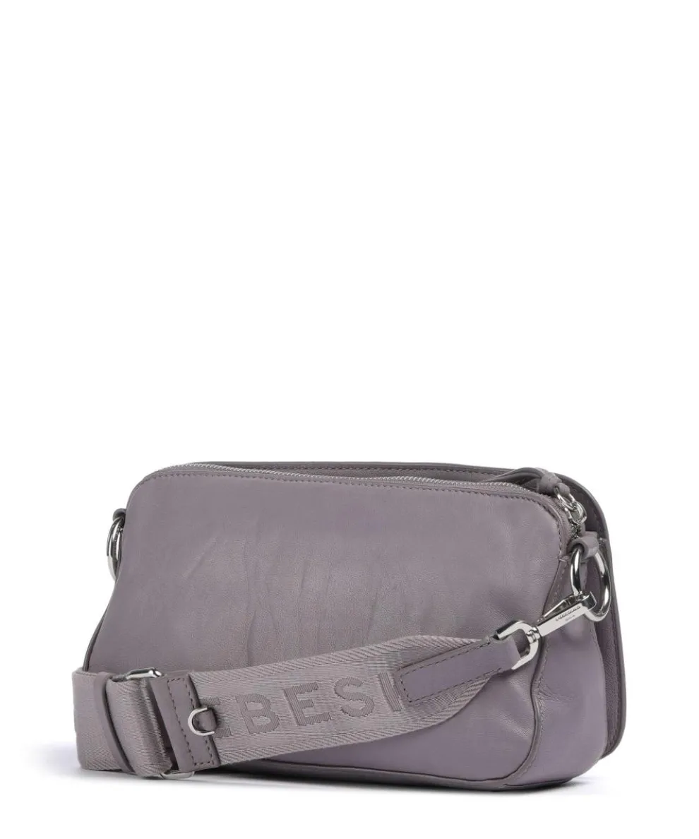 Clarice Sheep Natural Umhängetasche Schafsleder violett