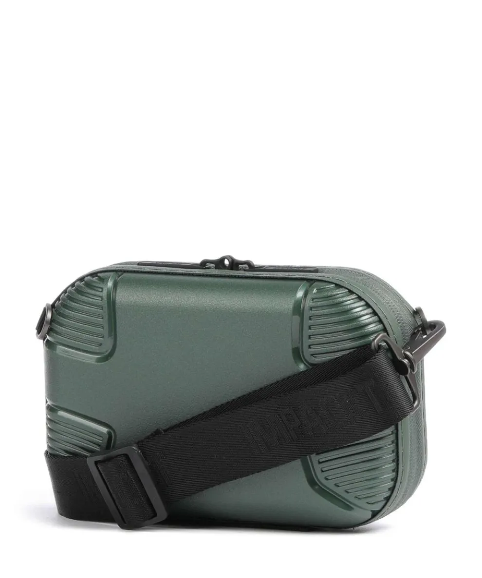 IP1 Mini Umhängetasche recyceltes Polypropylen dunkelgrün