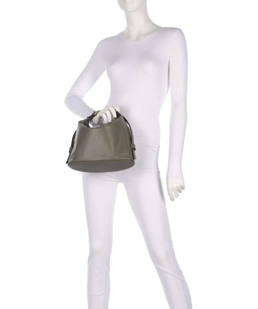 Nuvola M Handtasche fein genarbtes Leder khaki