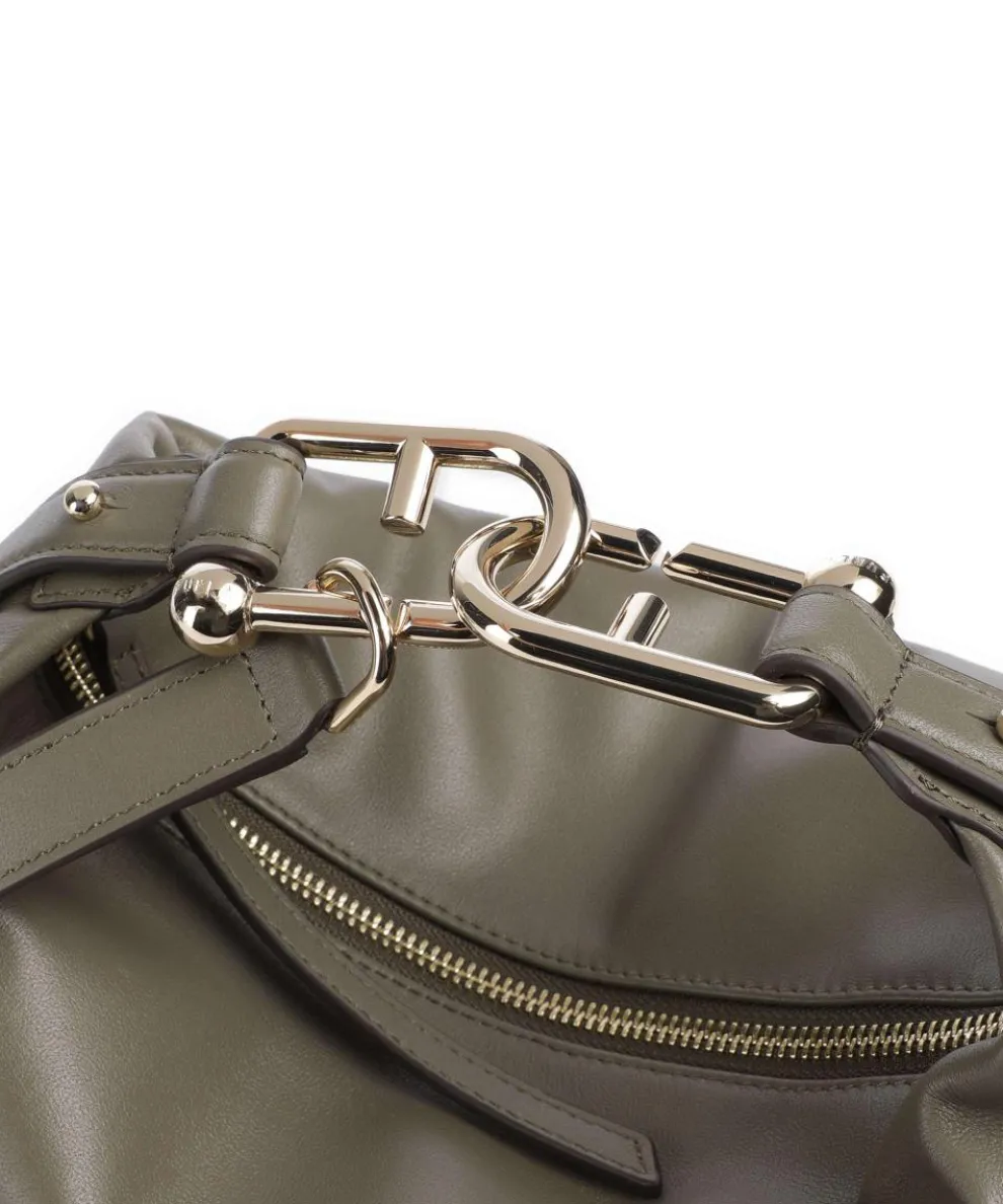 Nuvola M Handtasche fein genarbtes Leder khaki