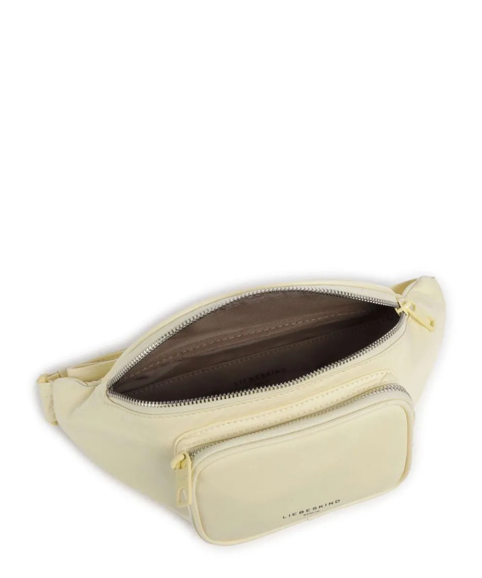 Lila Nylon M Gürteltasche Textil vanillegelb