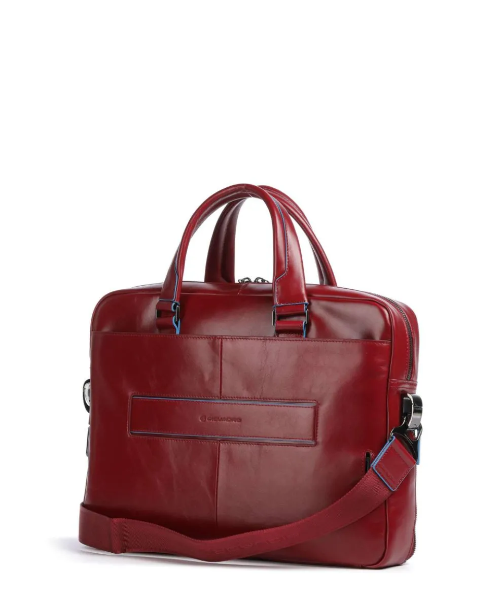 Blue Square Aktentasche 15″ Leder rot