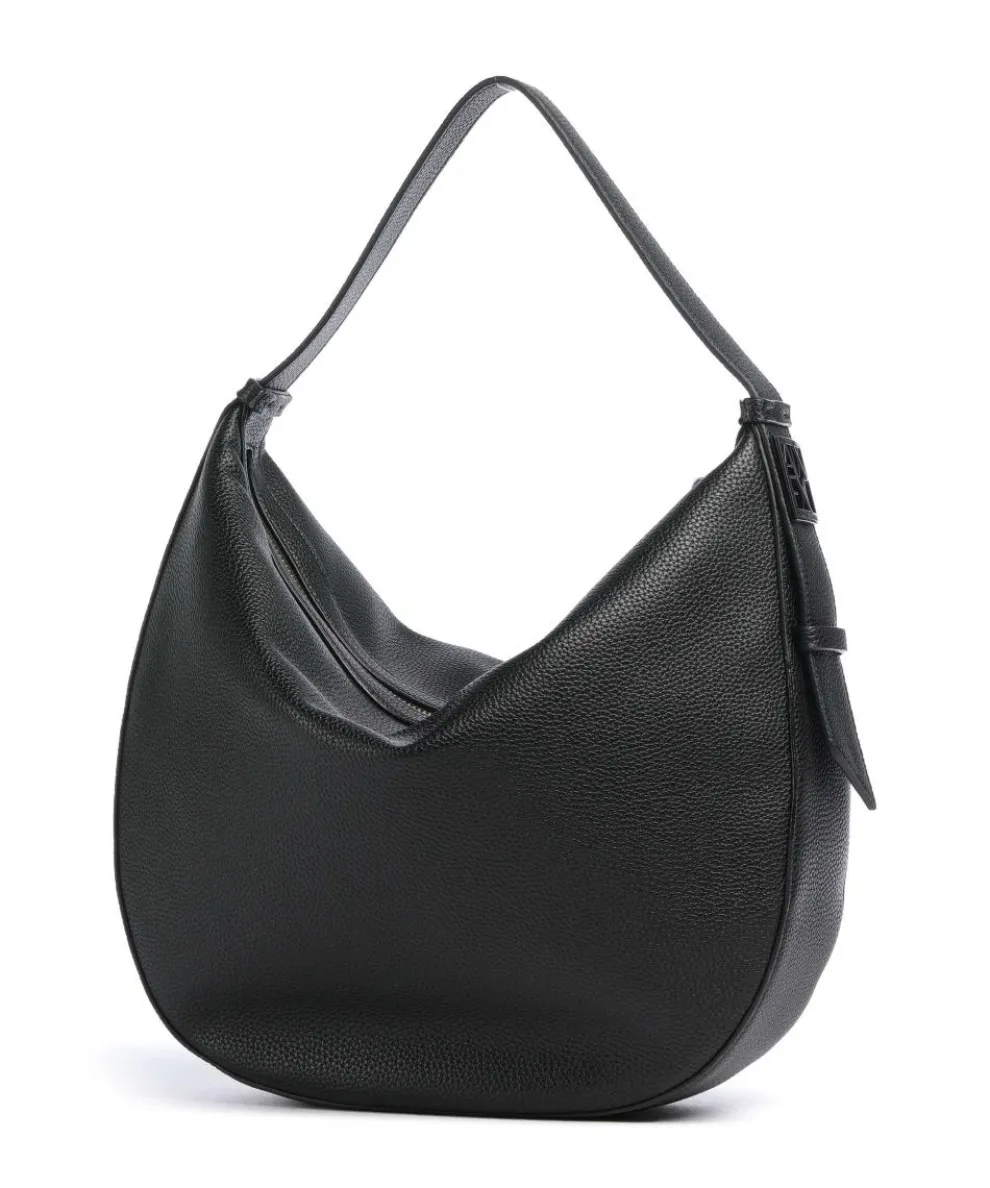 Susie M Beuteltasche Lederimitat schwarz