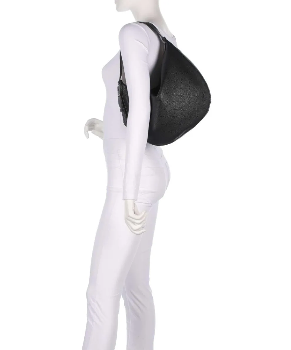 Susie M Beuteltasche Lederimitat schwarz