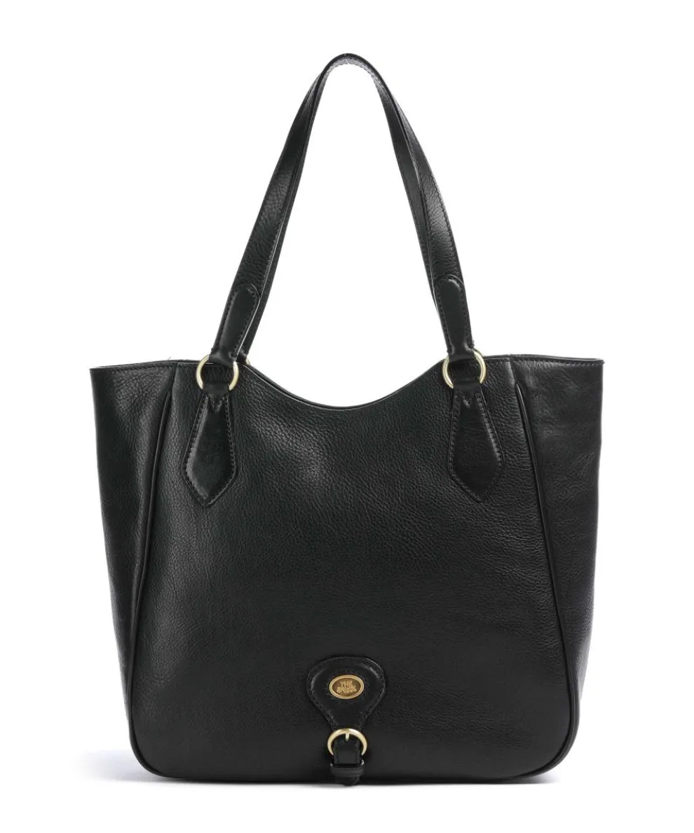 Isadora Shopper genarbtes Rindsleder schwarz