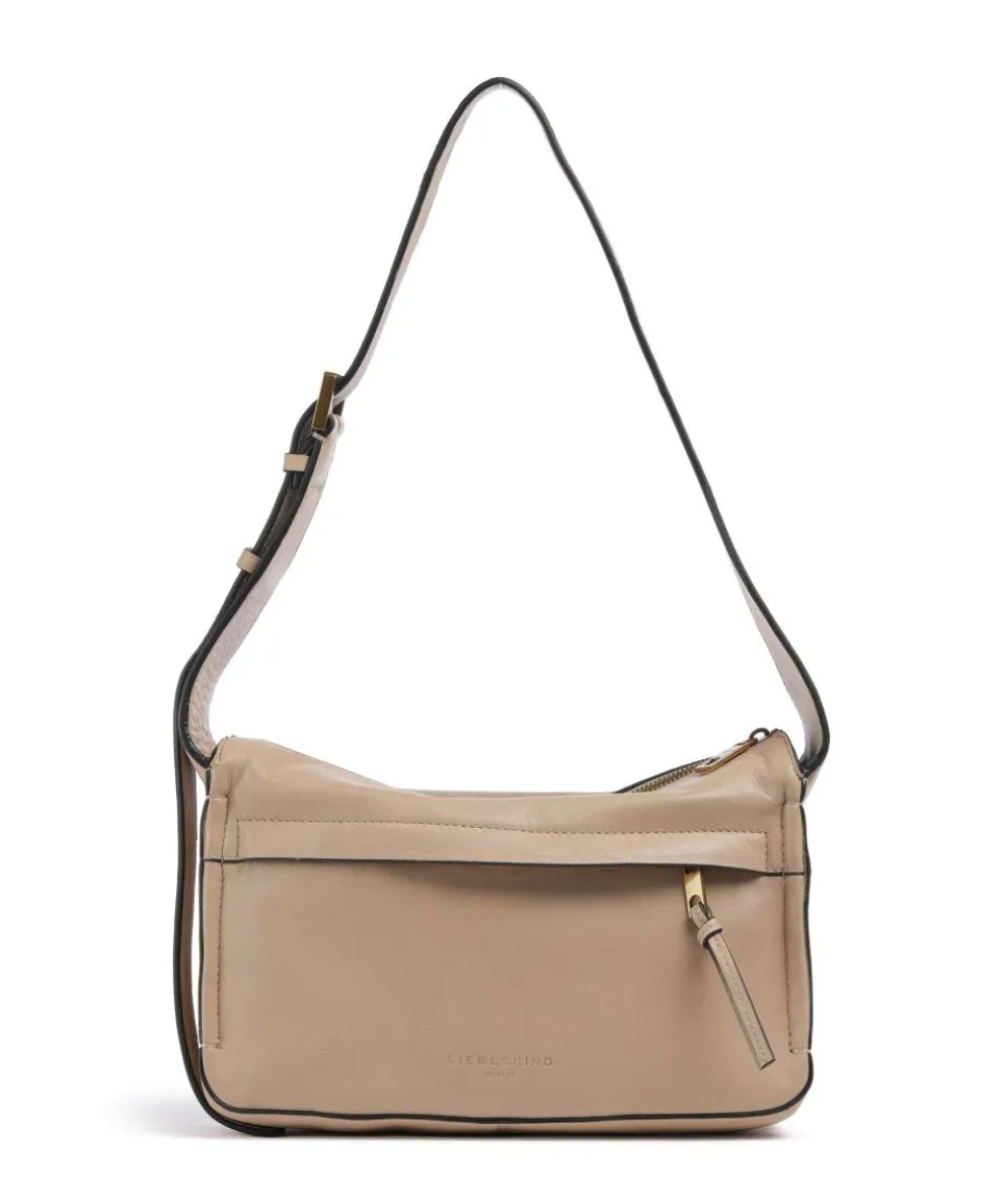 Sky Sheep Natural S Schultertasche Schafsleder beige