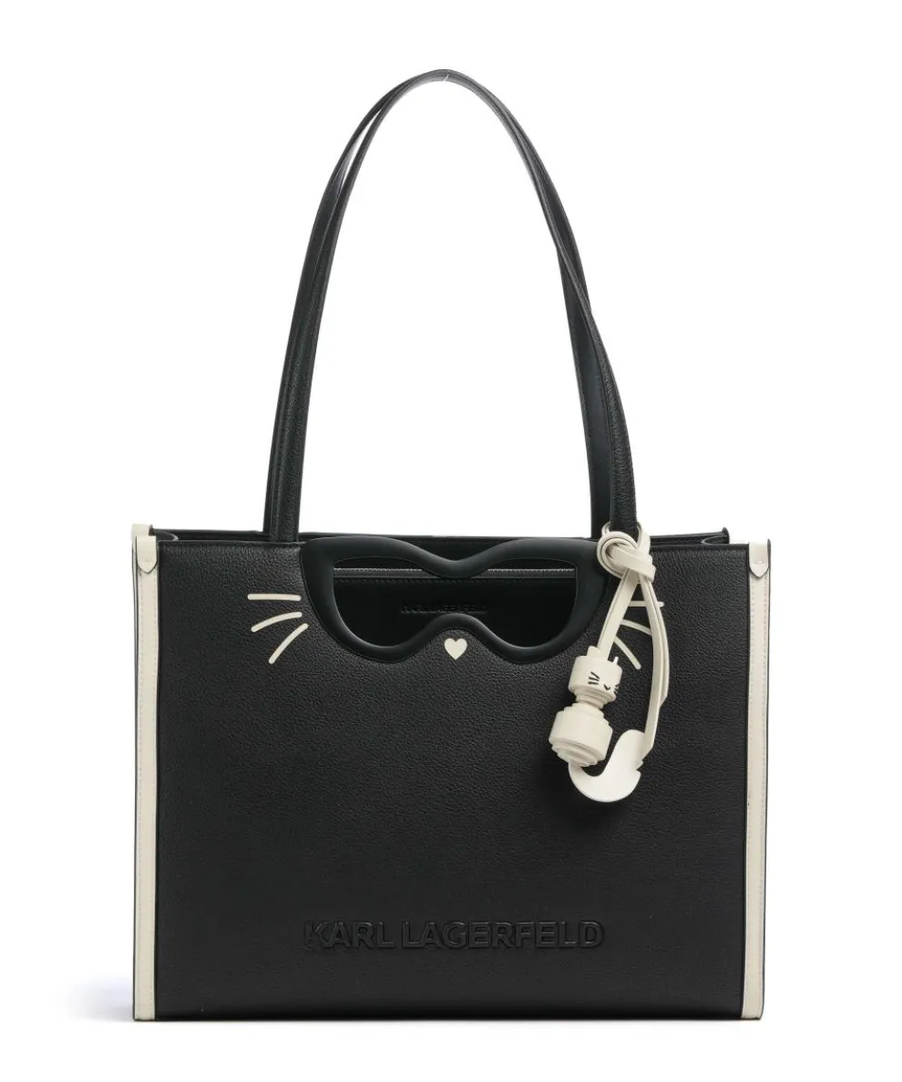 K/Ikon Choupette Shopper Lederimitat schwarz