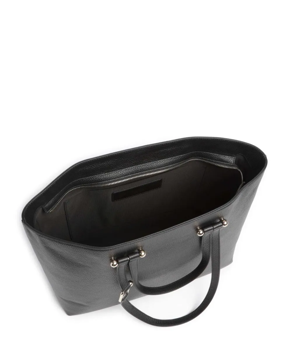 Duetto L Shopper genarbtes Rindsleder schwarz