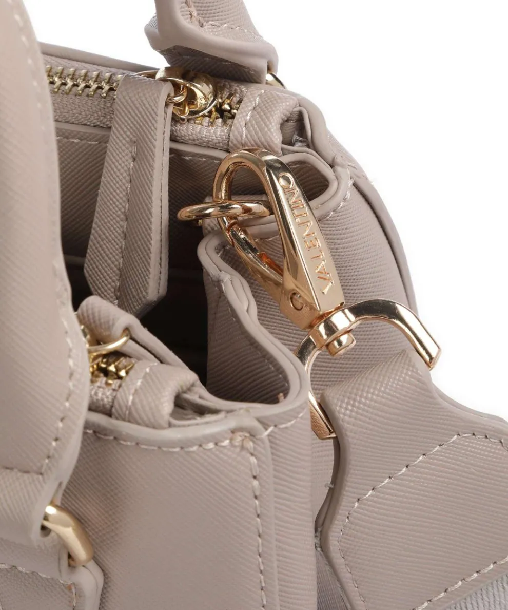 Zero Re Umhängetasche Lederimitat beige