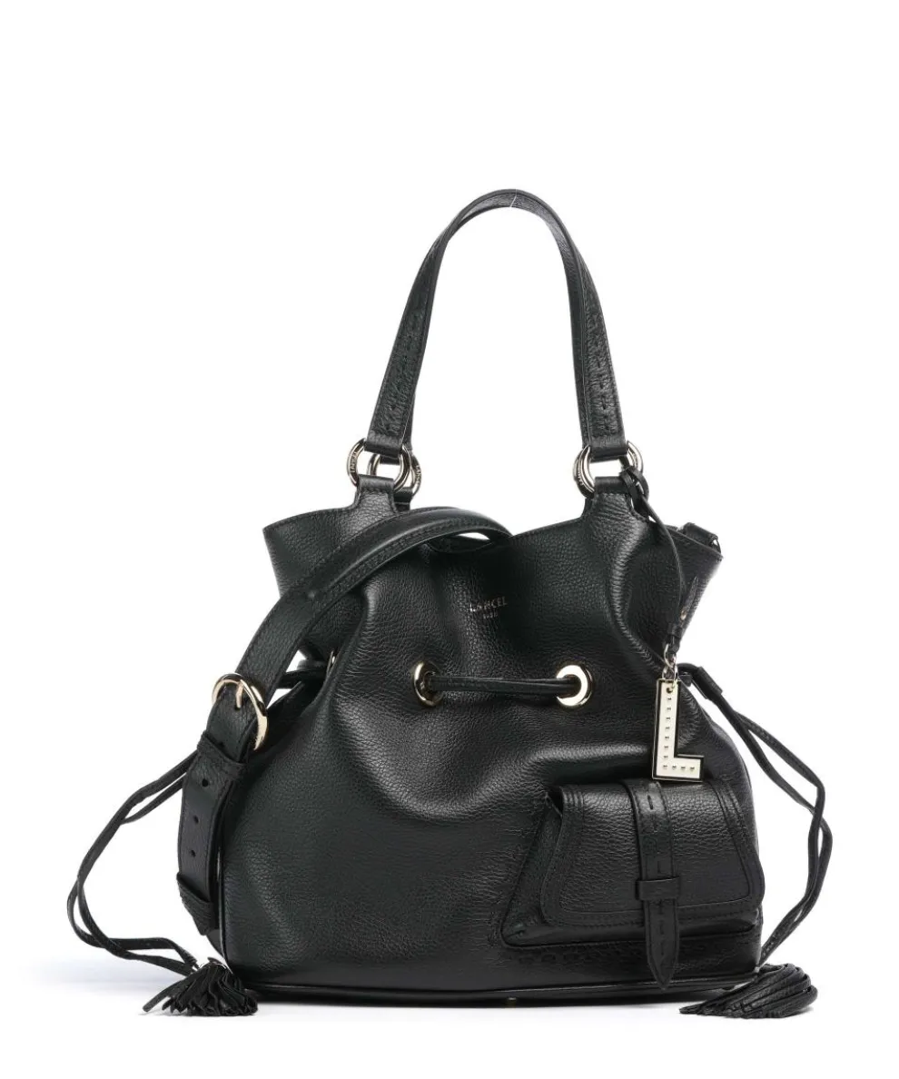 Premier Flirt M Bucket bag genarbtes Rindsleder schwarz
