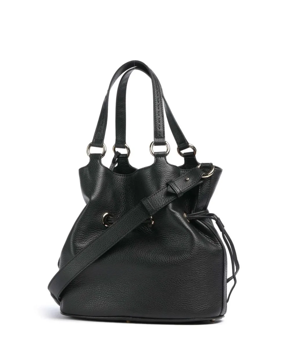 Premier Flirt M Bucket bag genarbtes Rindsleder schwarz