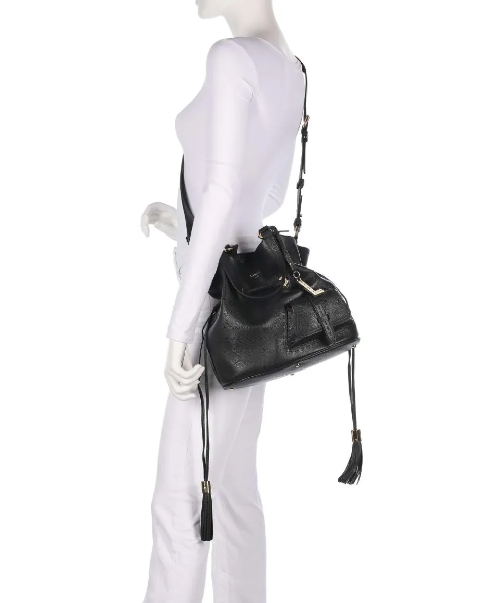 Premier Flirt M Bucket bag genarbtes Rindsleder schwarz