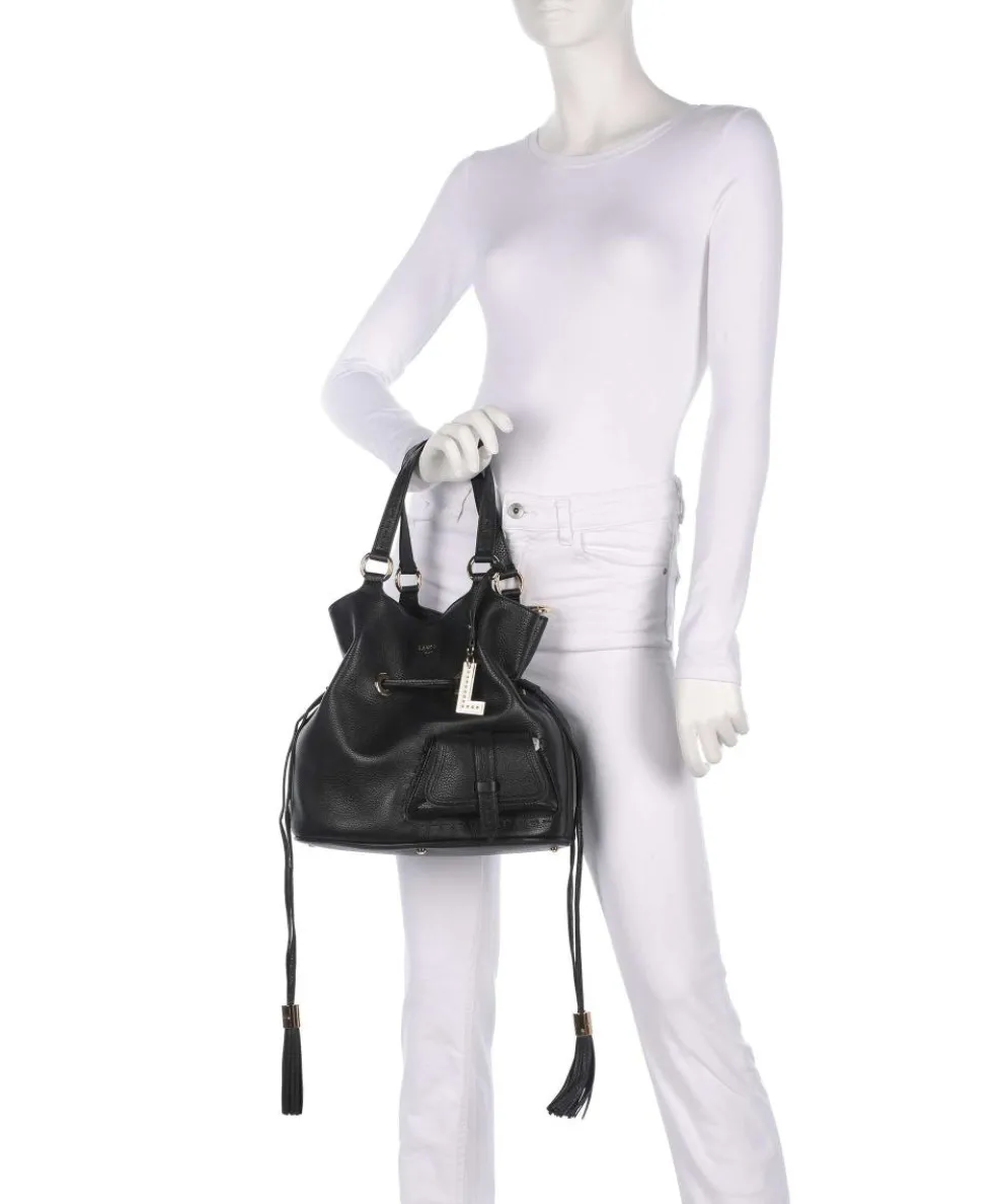 Premier Flirt M Bucket bag genarbtes Rindsleder schwarz