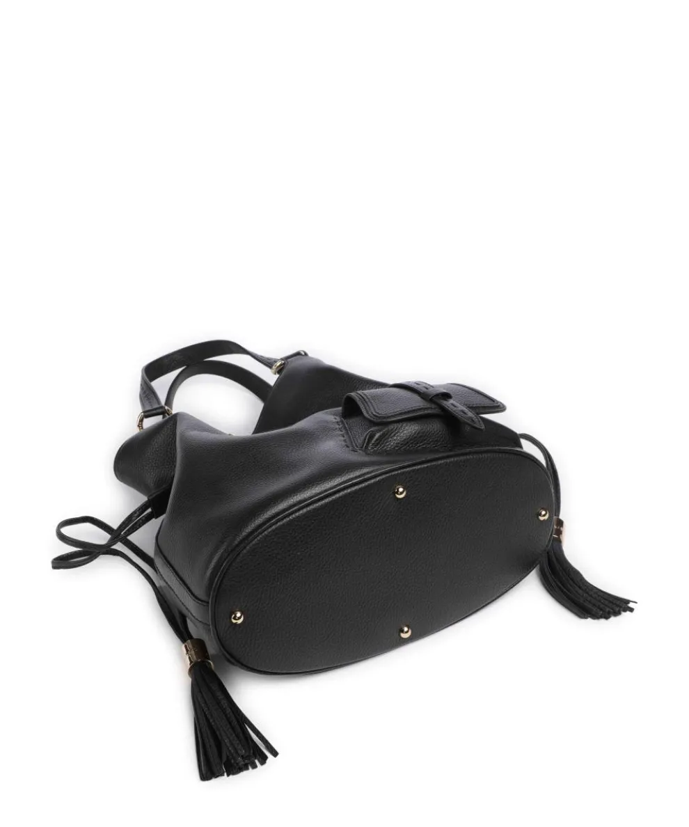 Premier Flirt M Bucket bag genarbtes Rindsleder schwarz