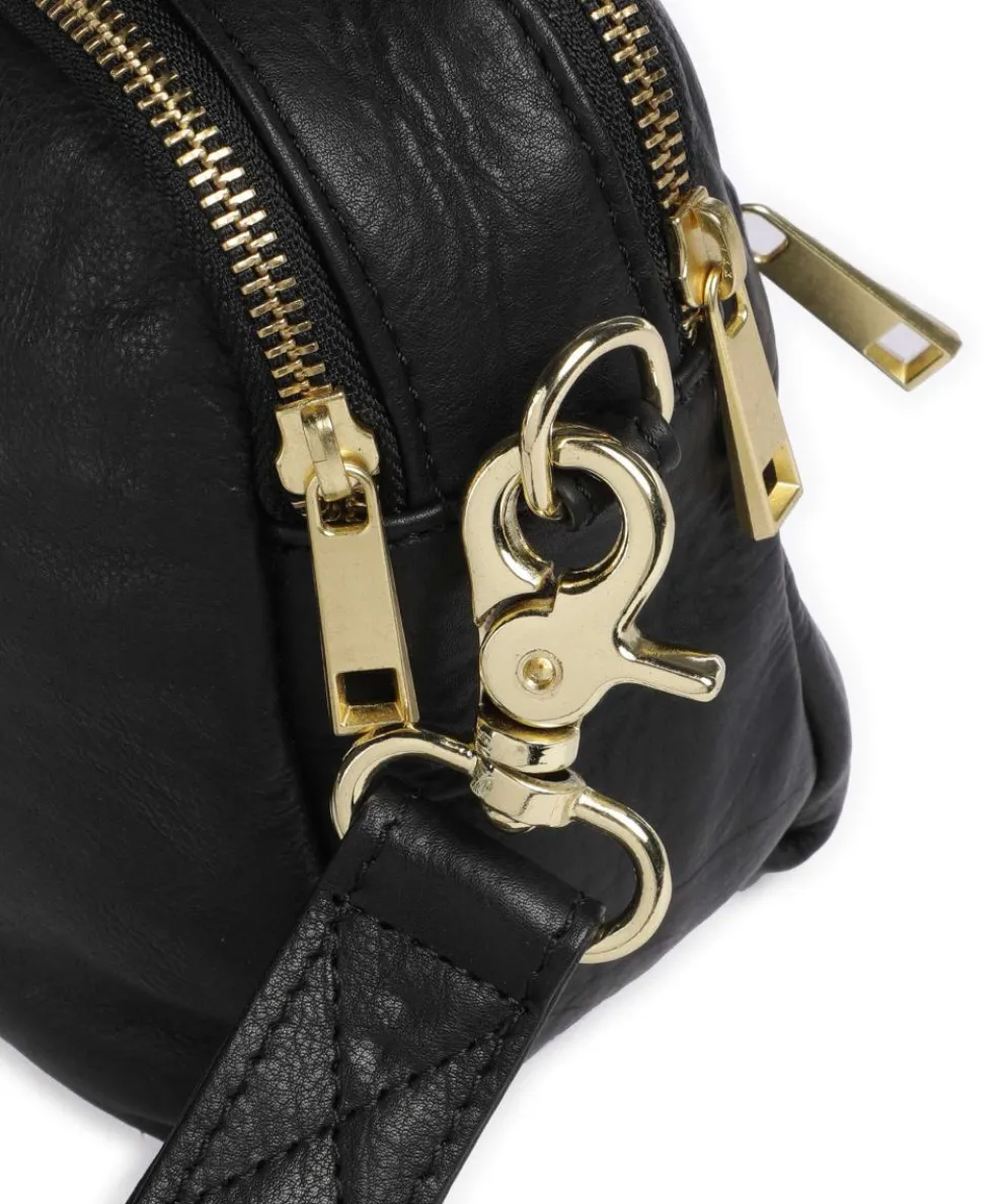 Golden Chic Umhängetasche Rindsleder schwarz