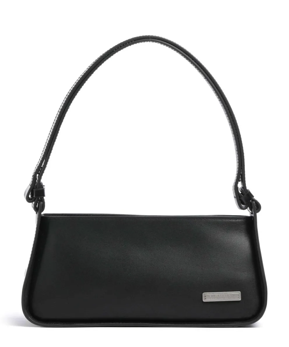 Franzis Calf Optic S Schultertasche Leder schwarz