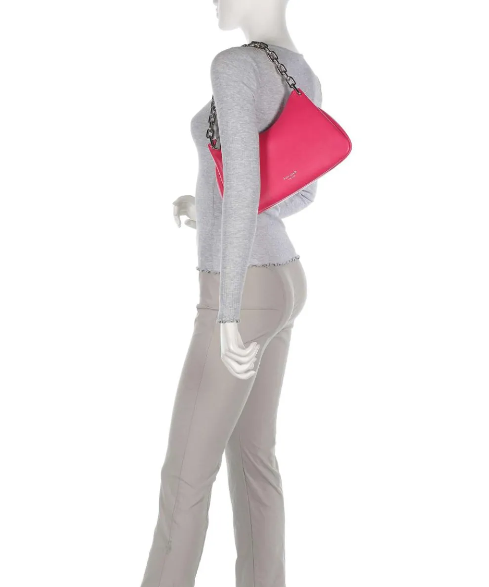 Grace Schultertasche fein genarbtes Rindsleder pink