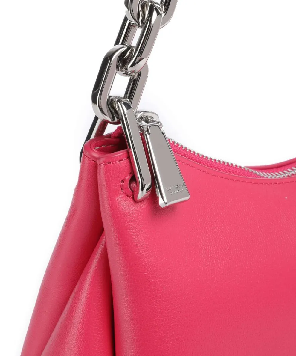 Grace Schultertasche fein genarbtes Rindsleder pink