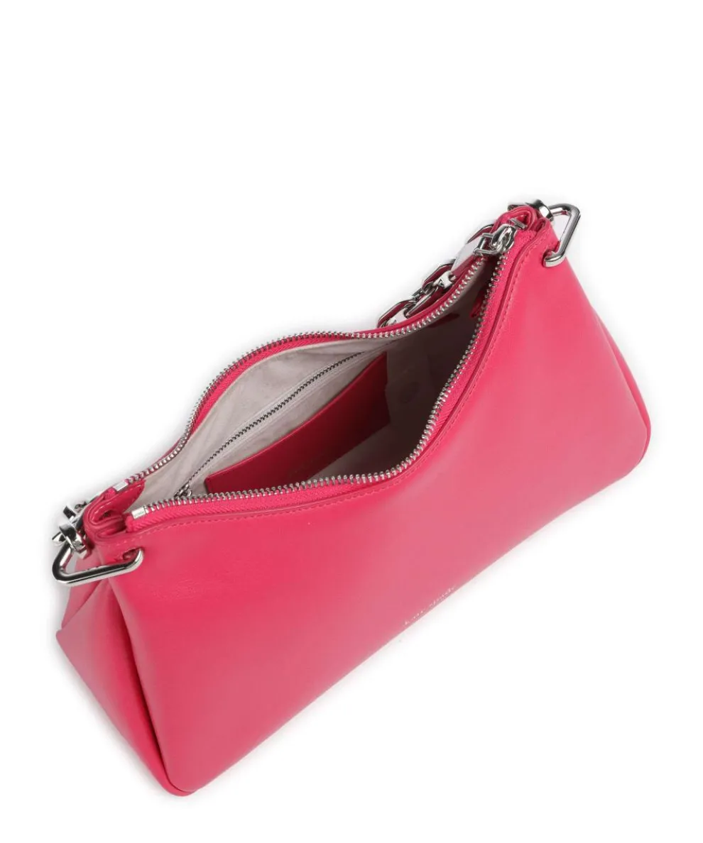 Grace Schultertasche fein genarbtes Rindsleder pink