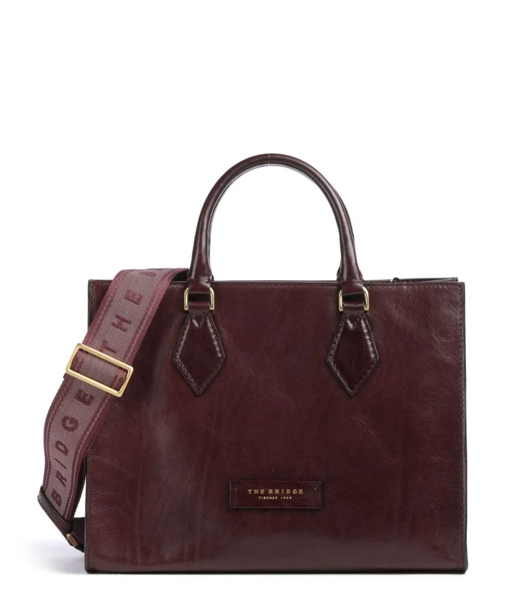 Ida Handtasche fein genarbtes Rindsleder bordeaux