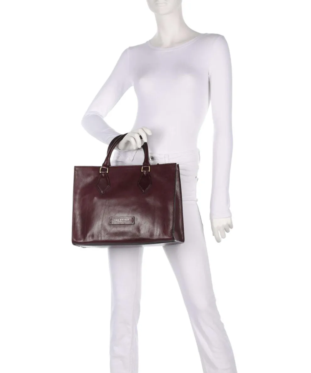 Ida Handtasche fein genarbtes Rindsleder bordeaux