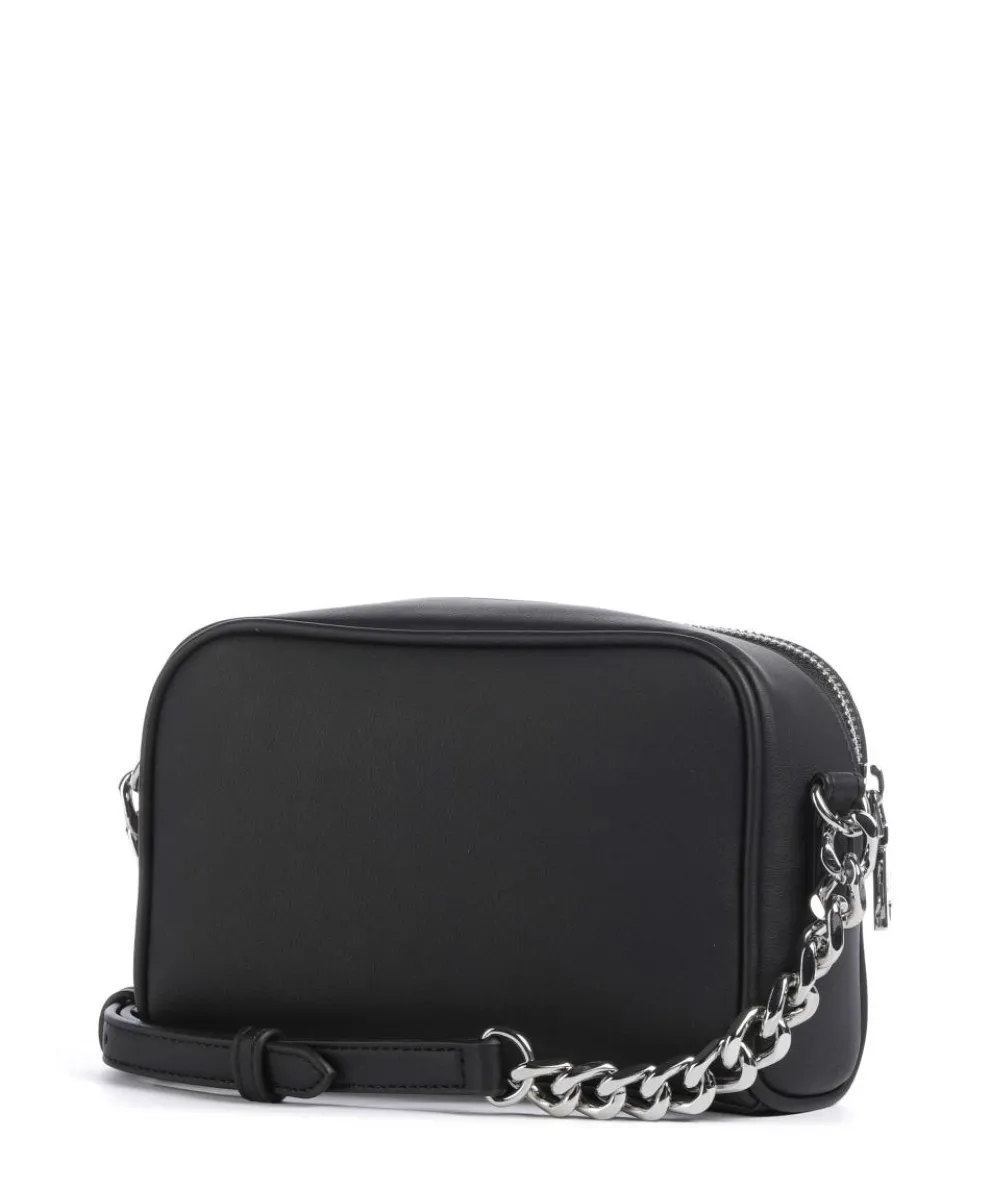 Prism Umhängetasche Lederimitat schwarz