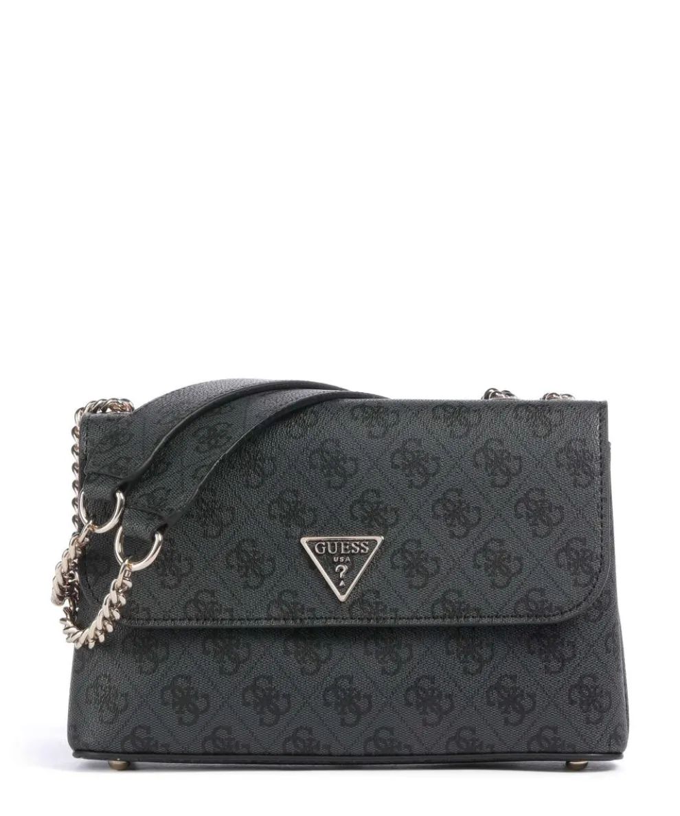 Erica Eco Schultertasche Lederimitat dunkelgrau