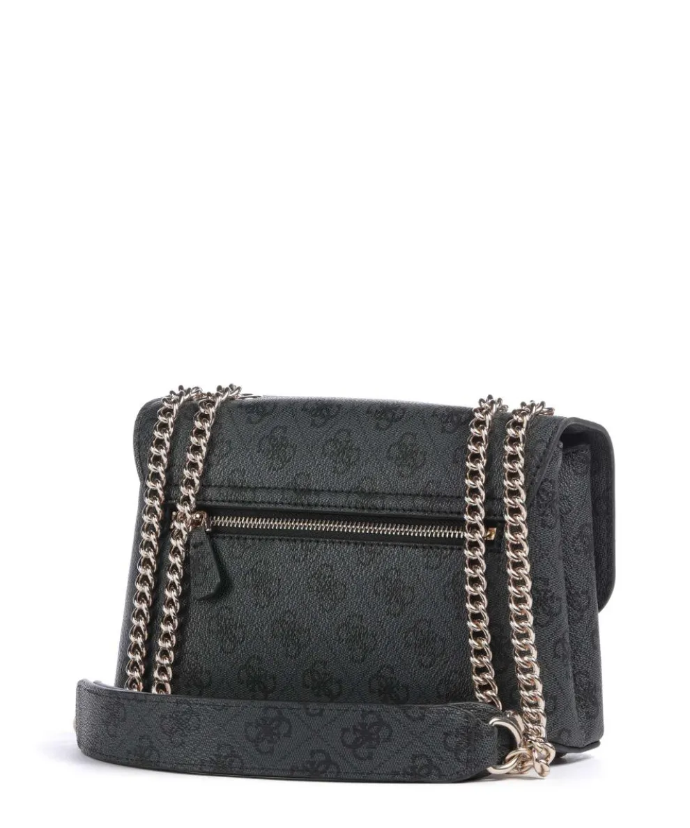 Erica Eco Schultertasche Lederimitat dunkelgrau