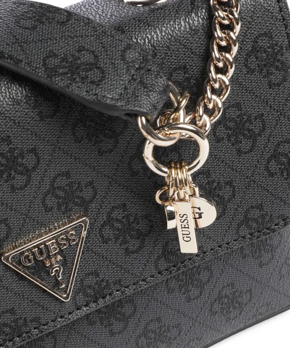 Erica Eco Schultertasche Lederimitat dunkelgrau