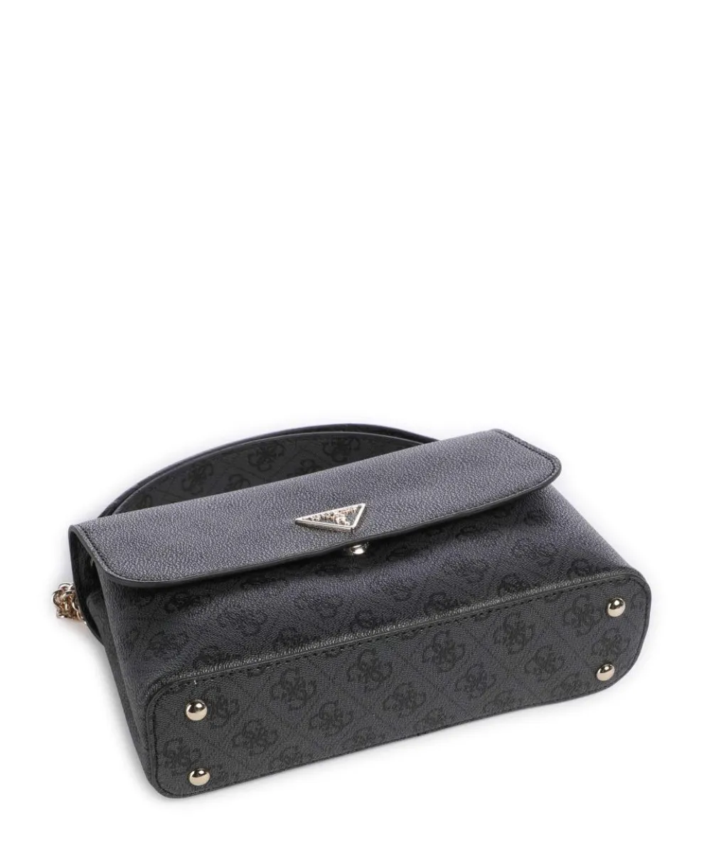 Erica Eco Schultertasche Lederimitat dunkelgrau