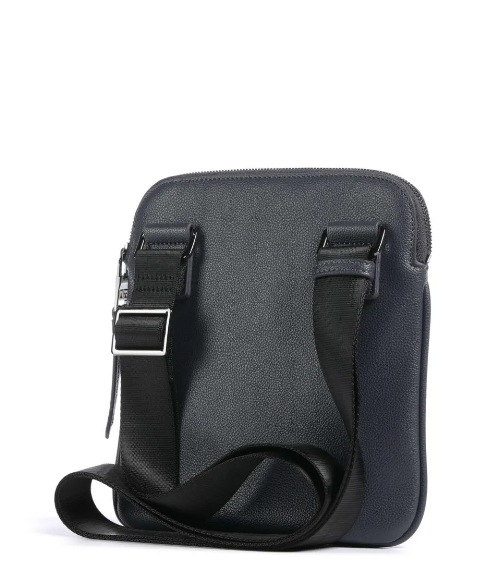 Dino Umhängetasche Lederimitat dunkelgrau