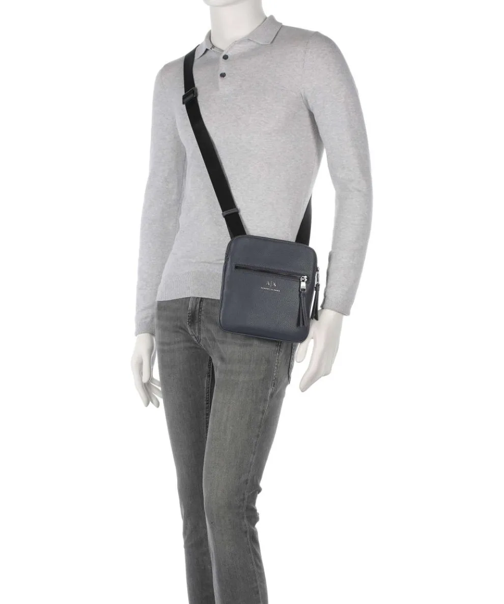 Dino Umhängetasche Lederimitat dunkelgrau